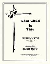 WHAT CHILD IS THIS FLUTE QUARTET cover